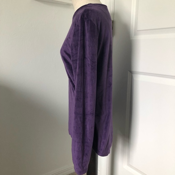 CuddlDuds Climate Right Velour Top - Picture 3 of 5